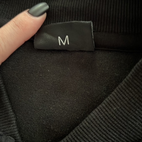 Zyia Active Size M Black/Cheetah Print Teddy Bomber Jacket - Picture 6 of 11